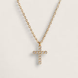 Eternal Light – CZ Cross Necklace