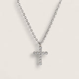 Eternal Light – CZ Cross Necklace