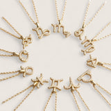 Stellar Signs – CZ Zodiac Necklace