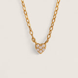Little Light – CZ Heart Necklace