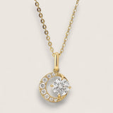 Celestia Spark – Moon & Star Necklace
