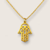 Guardian’s Grace – Hamsa Necklace