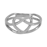 Infinity Heart Ring