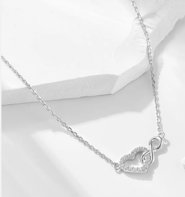 Infinity Connected Heart Necklace