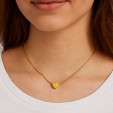 Eternal Embrace – Steel Heart Necklace