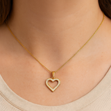 Twinkle Heart Necklace