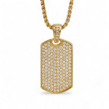 The Frostplate – Iced Dog Tag Necklace