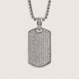 The Frostplate – Iced Dog Tag Necklace