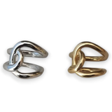 Steel Statement Interwoven Ring