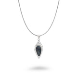 Abstract Diamond Shape Gemstone Necklace