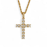The Icebound Testament – CZ Cross Necklace