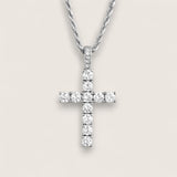 The Icebound Testament – CZ Cross Necklace