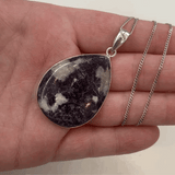 Teardrop Lepidolite Necklace