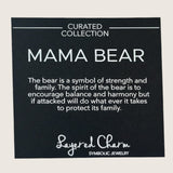 Mountain with Mama Bear and Kids Necklace