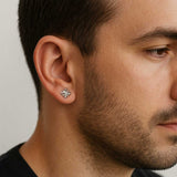 Starbreaker Studs – 8mm Edgy Star Steel Earrings