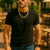 The Havana – Steel Cuban Curb Bracelet