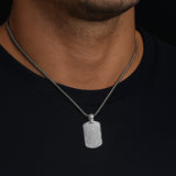 The Frostplate – Iced Dog Tag Necklace