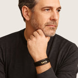 The IronPattern – Leather & Steel Bracelet