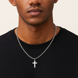 The Devotion – Smooth Cross Necklace