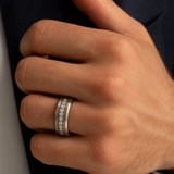 Gravitas Shine –Tungsten Eternity Ring