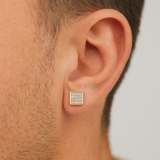 The Gilded Vertex –  CZ Stud Earrings