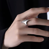 Sentinel Arc – Steel Statement Ring