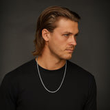 The Argent Arrow - 1.8mm Silver Franco Chain