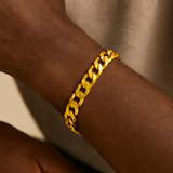 The Havana – Steel Cuban Curb Bracelet