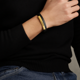 The Bastion – Double Leather Bracelet