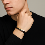 The Bastion – Double Leather Bracelet