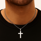 The Guardian Cross – Sterling Silver Necklace