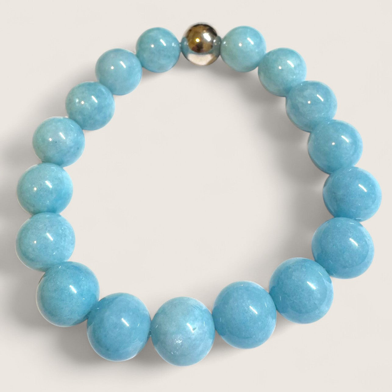 Aquamarine Stone Bracelet