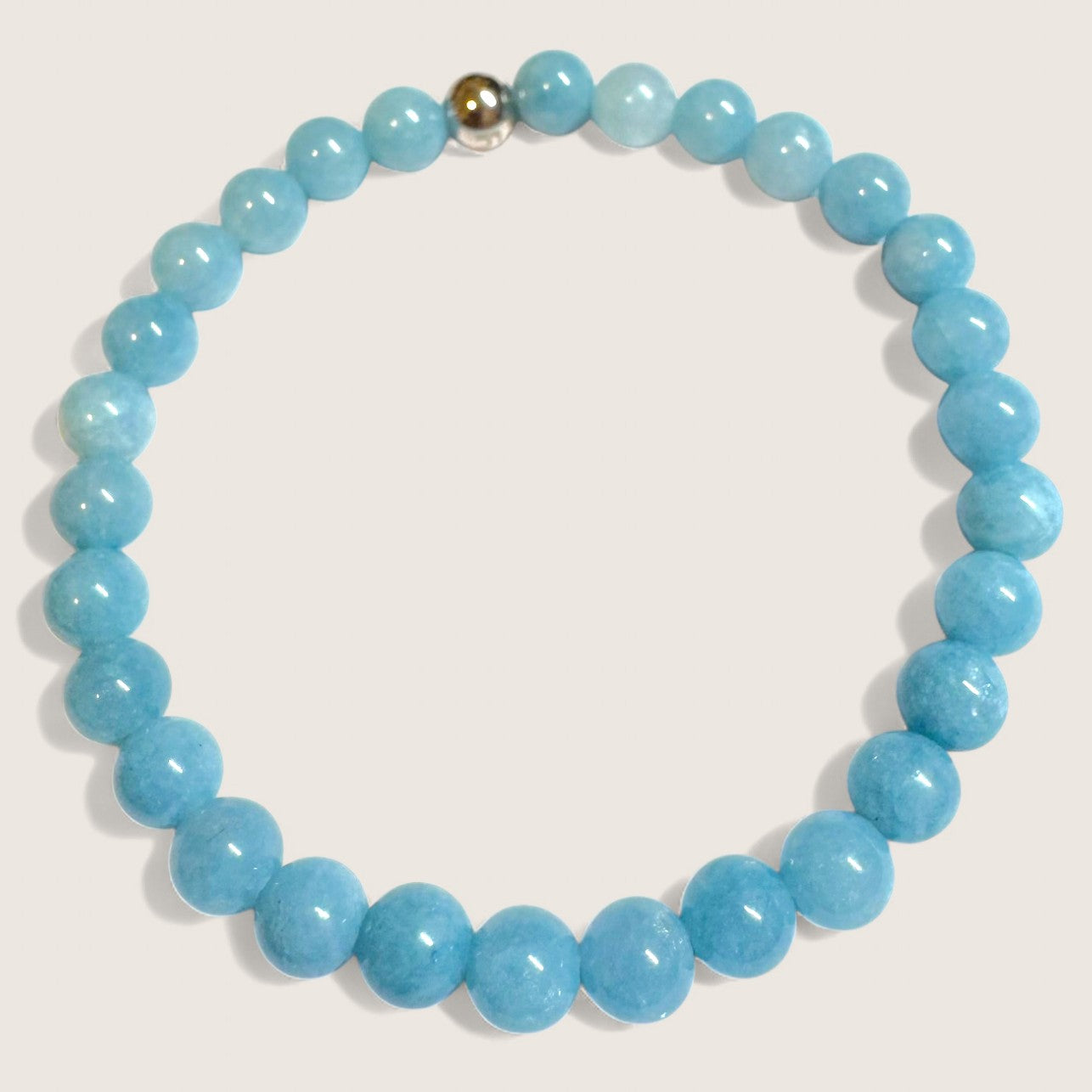 Aquamarine Stone Bracelet