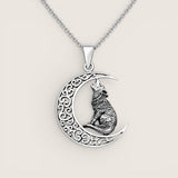 The Moonwatcher Wolf Necklace