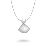 Fan Formed Gemstone Necklace