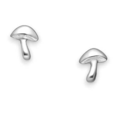 Mushroom Stud Earrings