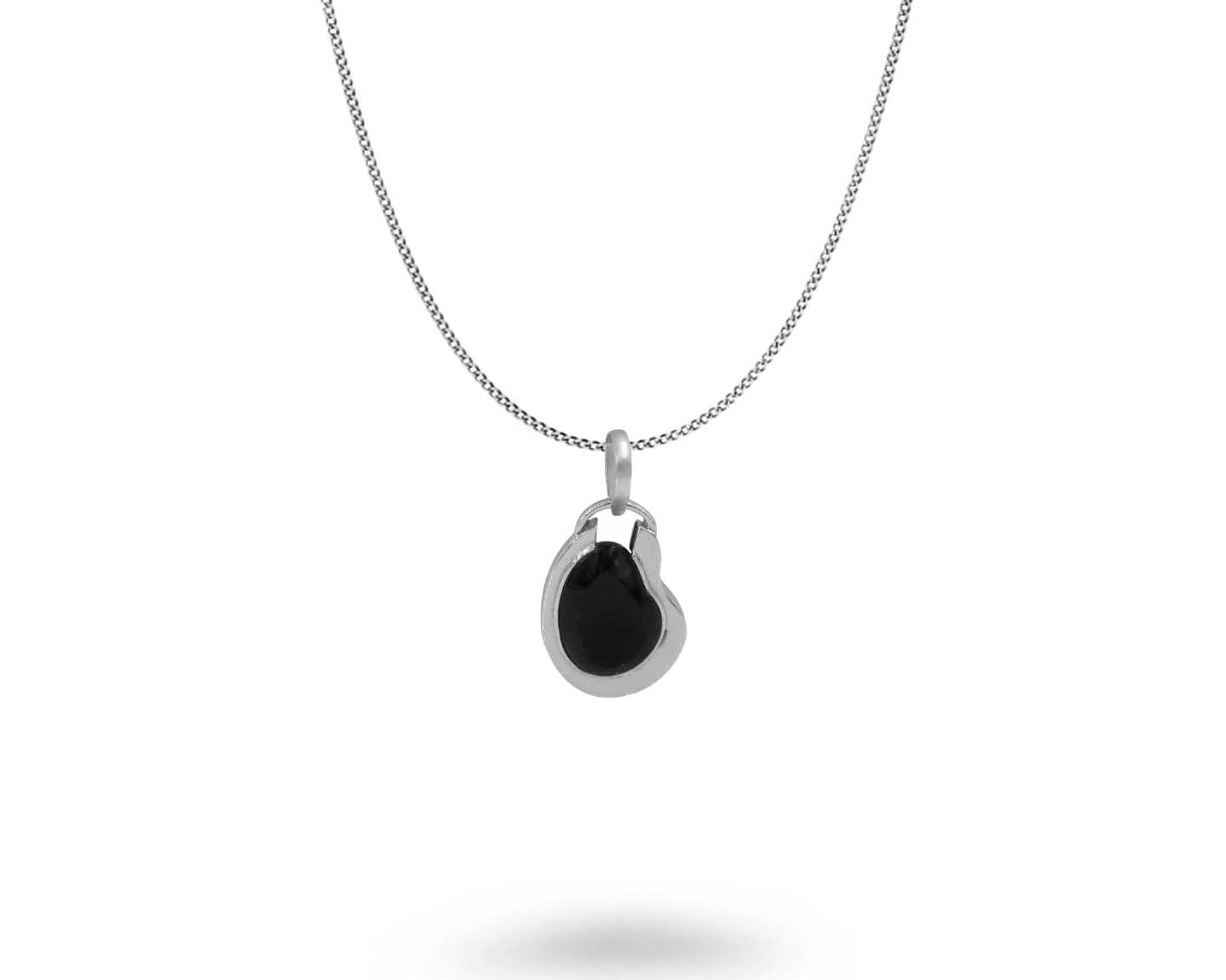 Oval Free-Form Gemstone Necklace