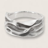 Textured Oxidized Layered Ring