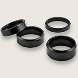 The Radiant Bevel – Polished Flat Tungsten Ring