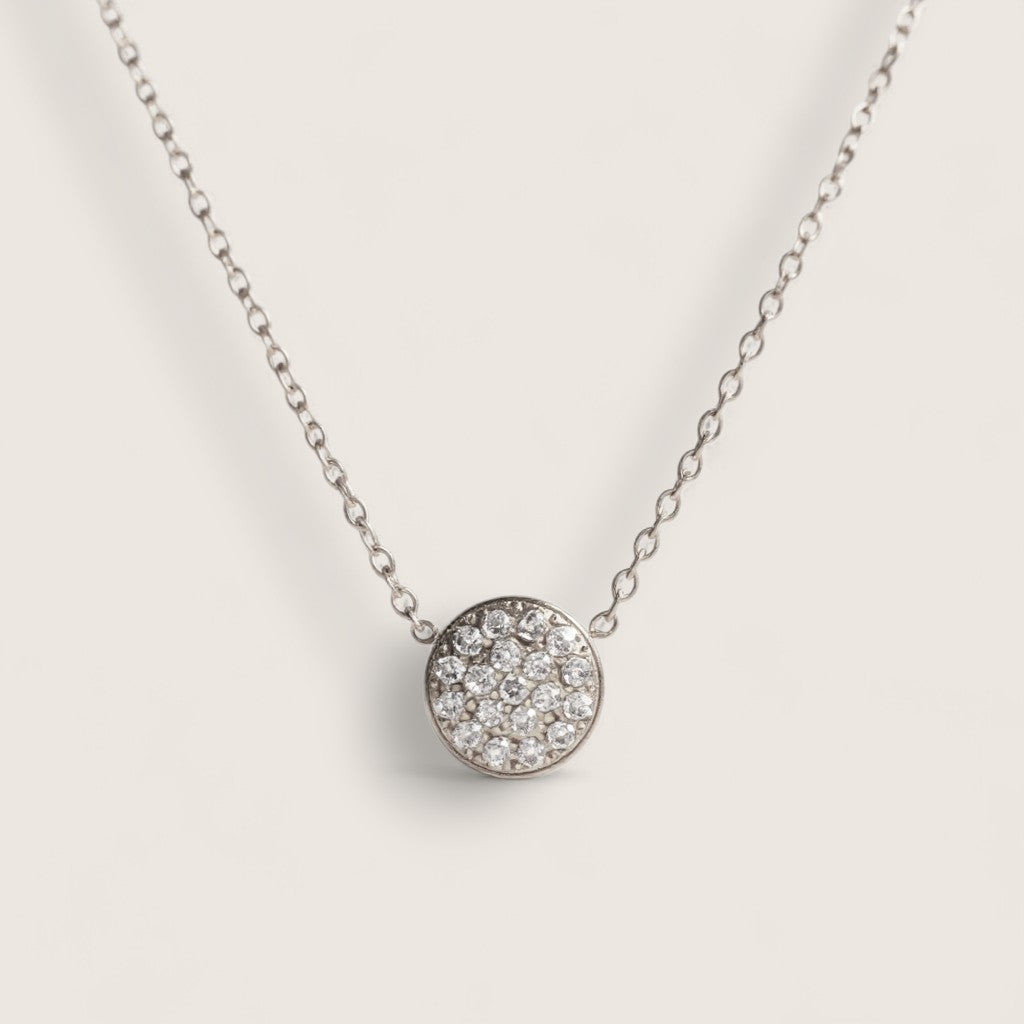 Radiance – Steel CZ Necklace