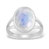 Statement Oval Moonstone Ring