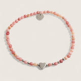 Heartstone Harmony – 3mm Gemstone Bracelet