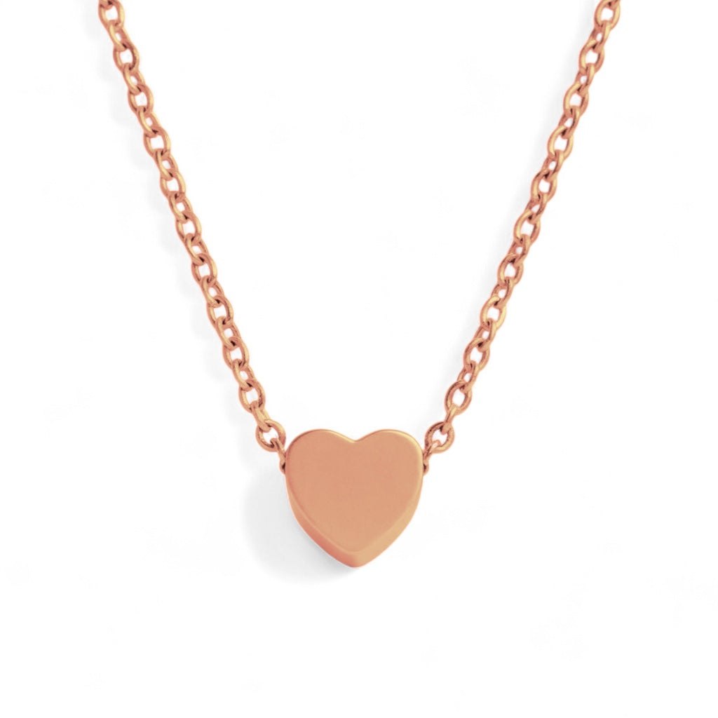Eternal Embrace – Steel Heart Necklace