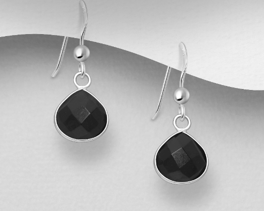 Shepherd Hook Drop Gemstone Earrings