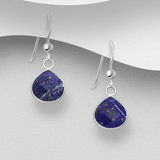 Shepherd Hook Drop Gemstone Earrings