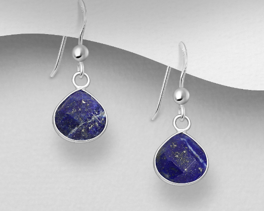 Shepherd Hook Drop Gemstone Earrings