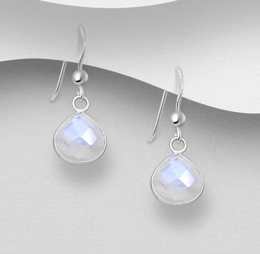 Shepherd Hook Drop Gemstone Earrings