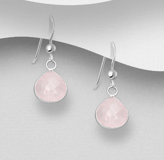 Shepherd Hook Drop Gemstone Earrings