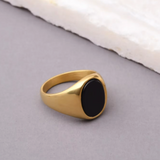 The Zenith – Oval Stone Signet Ring