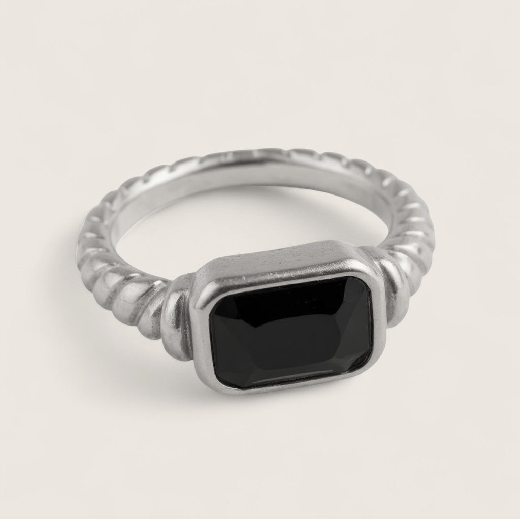 Royal Soleil - Color CZ Signet Ring